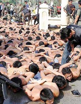 من صور العنف ضد مسلمي تايلاند